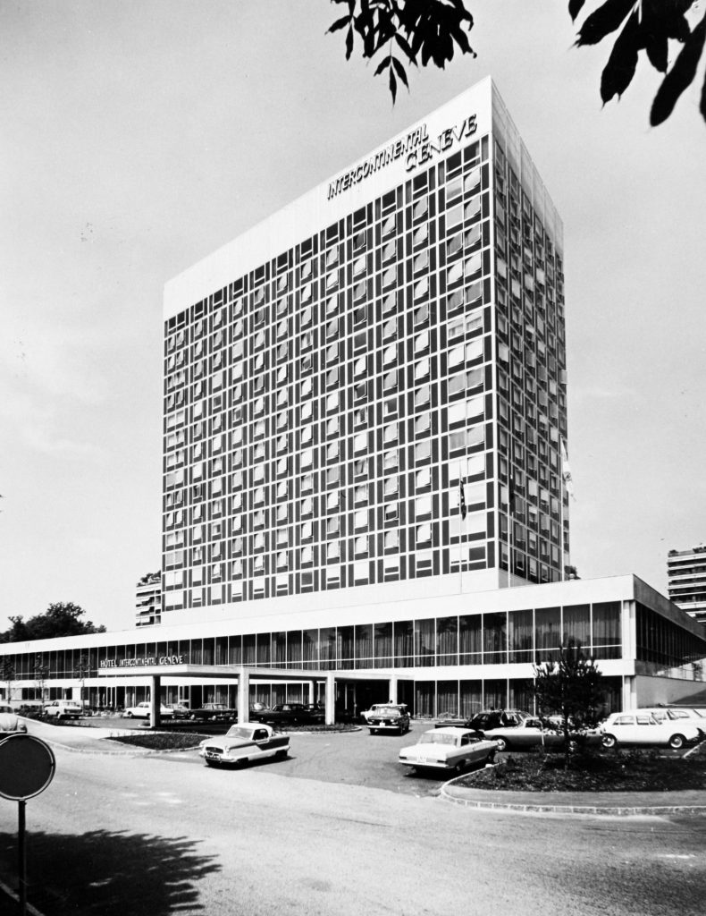 InterContinental Geneva Hotel History 1964